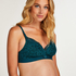 Soutien-gorge d&rsquo;allaitement pr&eacute;form&eacute; Rose, Vert