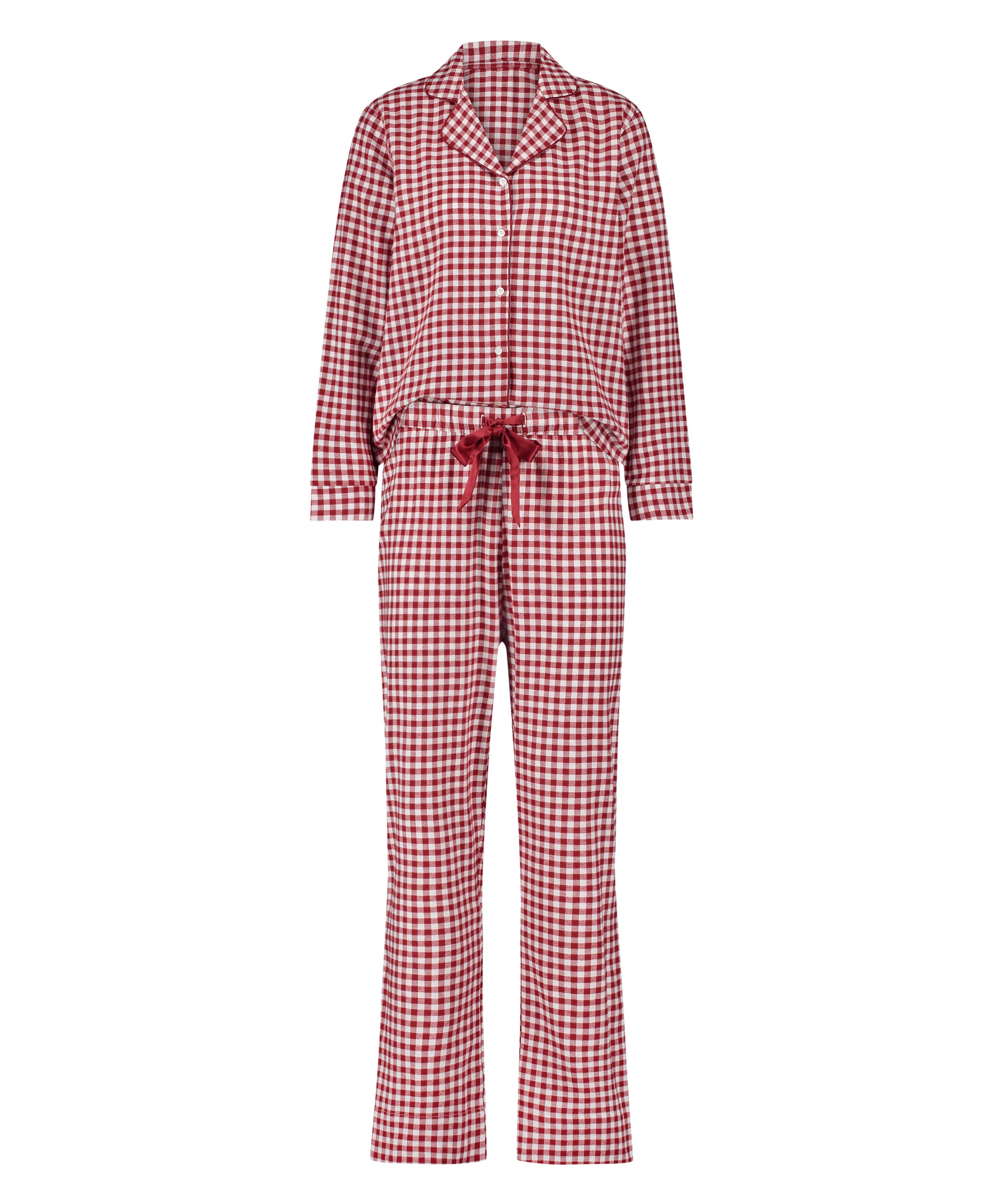 Pyjamaset Flannel, Rood, main