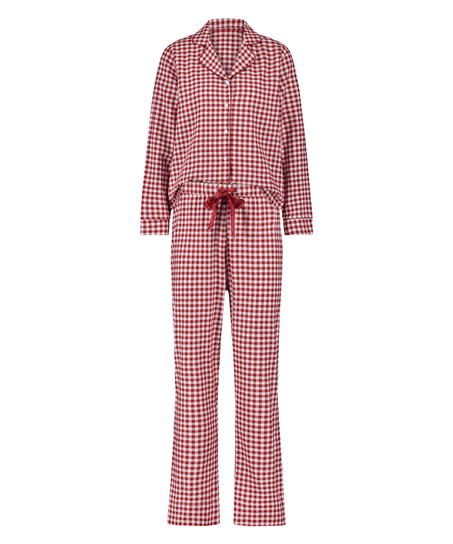 Pyjamaset Flannel, Rood