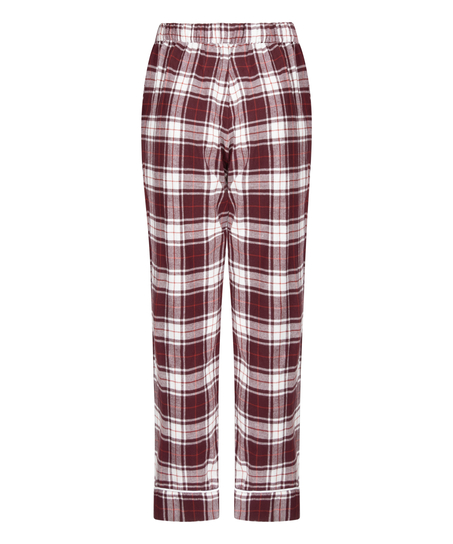 Pyjamabroek Flannel, Paars