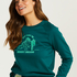 Top lange mouwen Sweat Desert, Grijs
