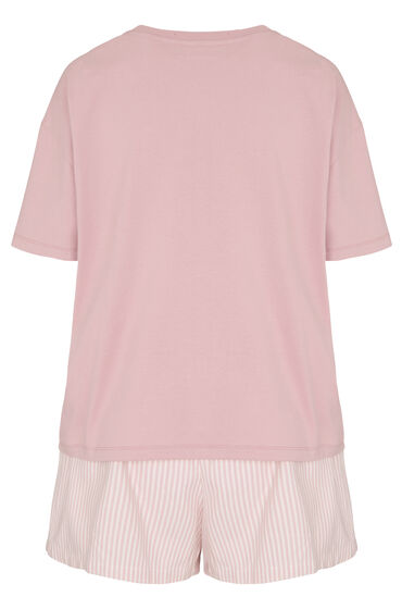 Hunkemöller Pyjamaset met Short en T-shirt Roze, foto 2