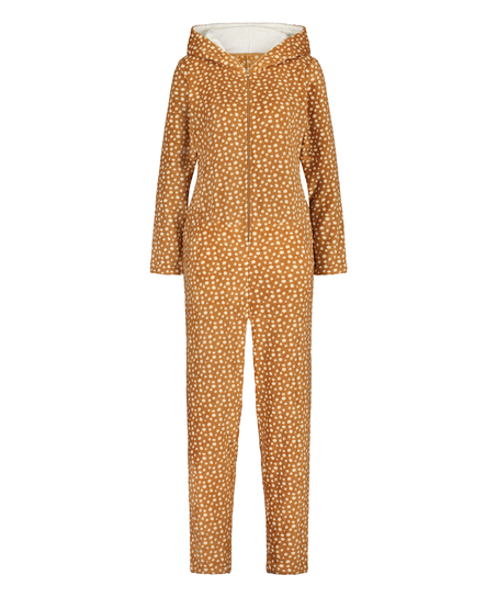 Onesie Polaire Renne, Brun