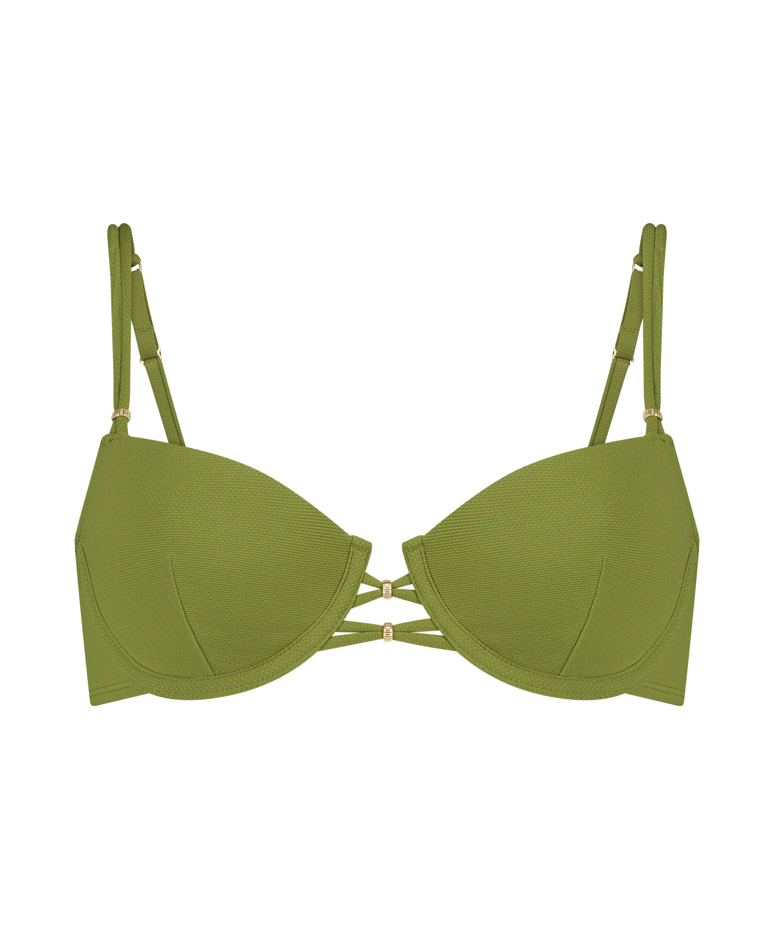 Haut de bikini Holbox, Vert, main
