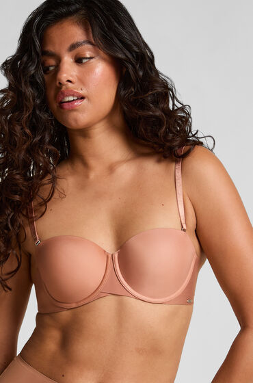 Hunkemöller Voorgevormde Strapless Beugel Bh Jane Bruin