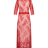 Lange Kimono Allover Lace, Rood