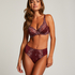 Slip taille haute Diva, Rouge