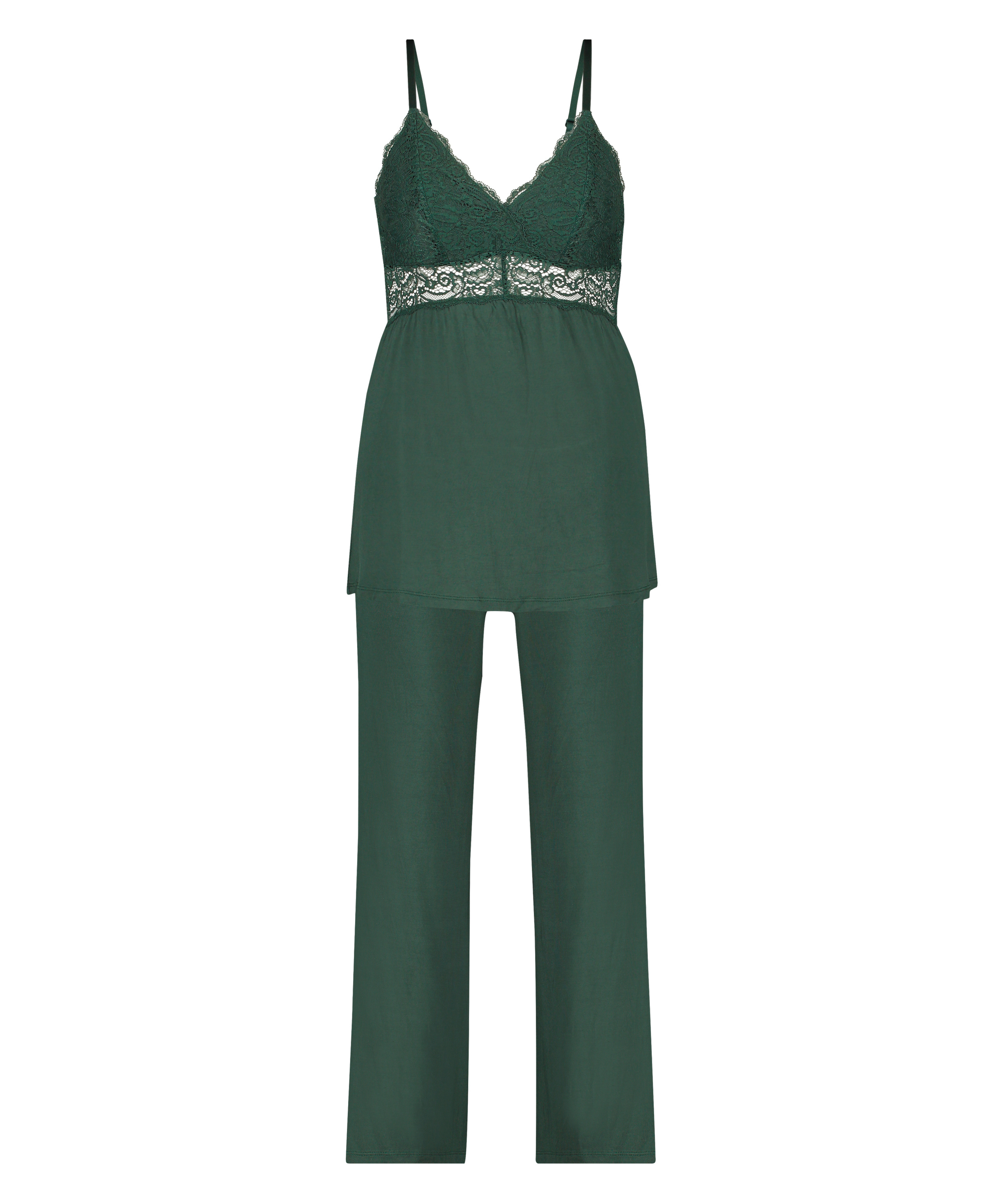 Tenue de pyjama Vera Lace, Vert, main