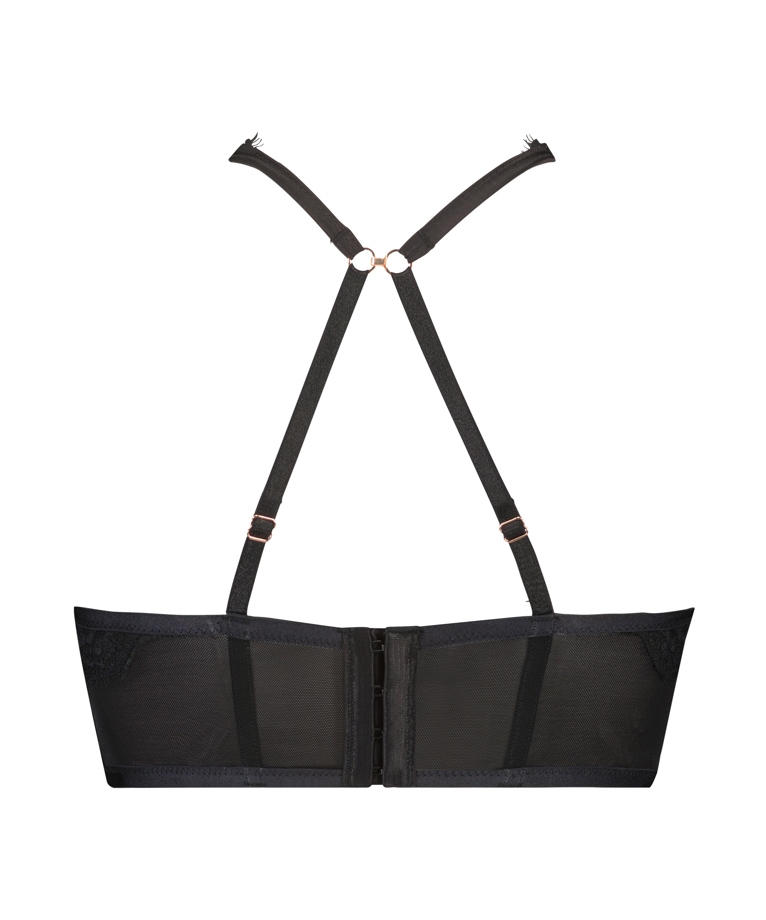 Voorgevormde push-up longline beugel bh Margaret Lucy Hale, Zwart, main