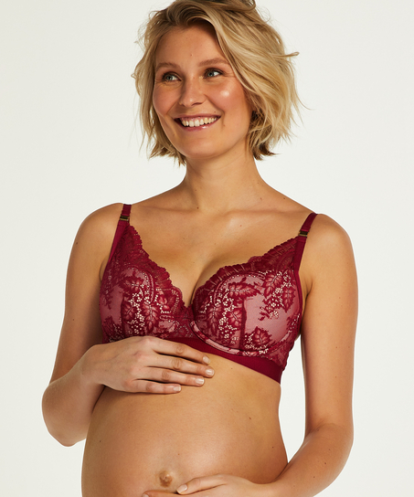 Soutien-gorge d’allaitement préformé Adelaide, Rouge