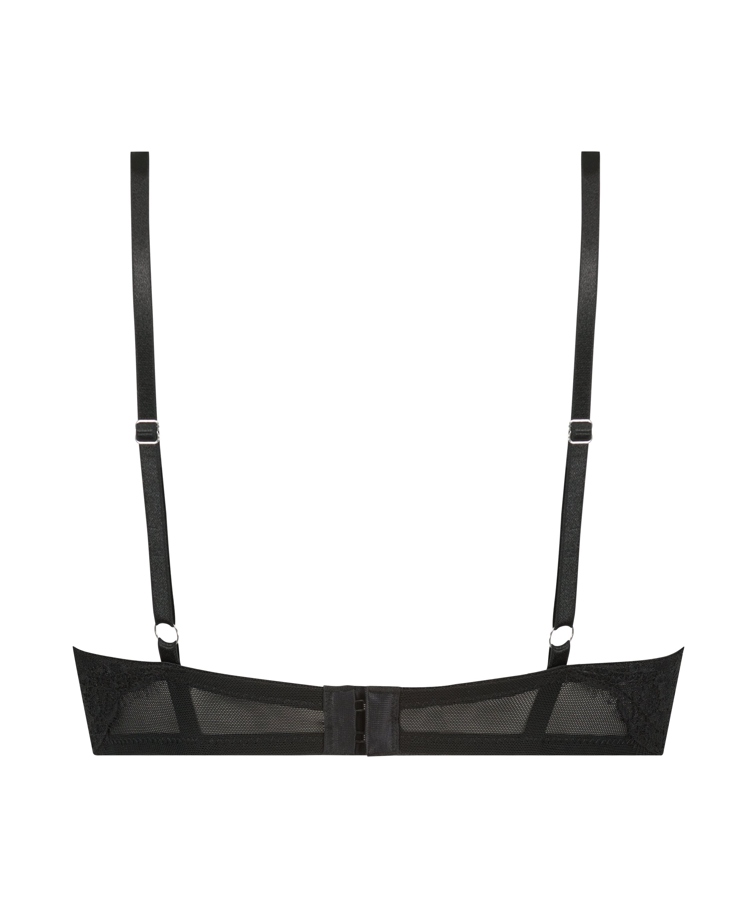 Soutien-gorge moulant maximiseur Jolie, Noir, main