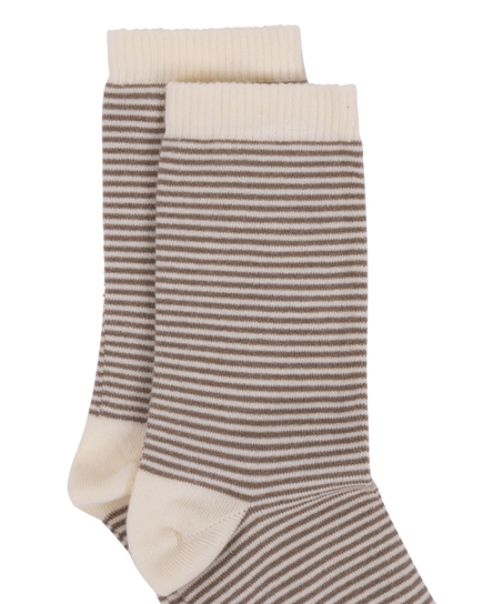 Chaussettes courtes en modal, Brun