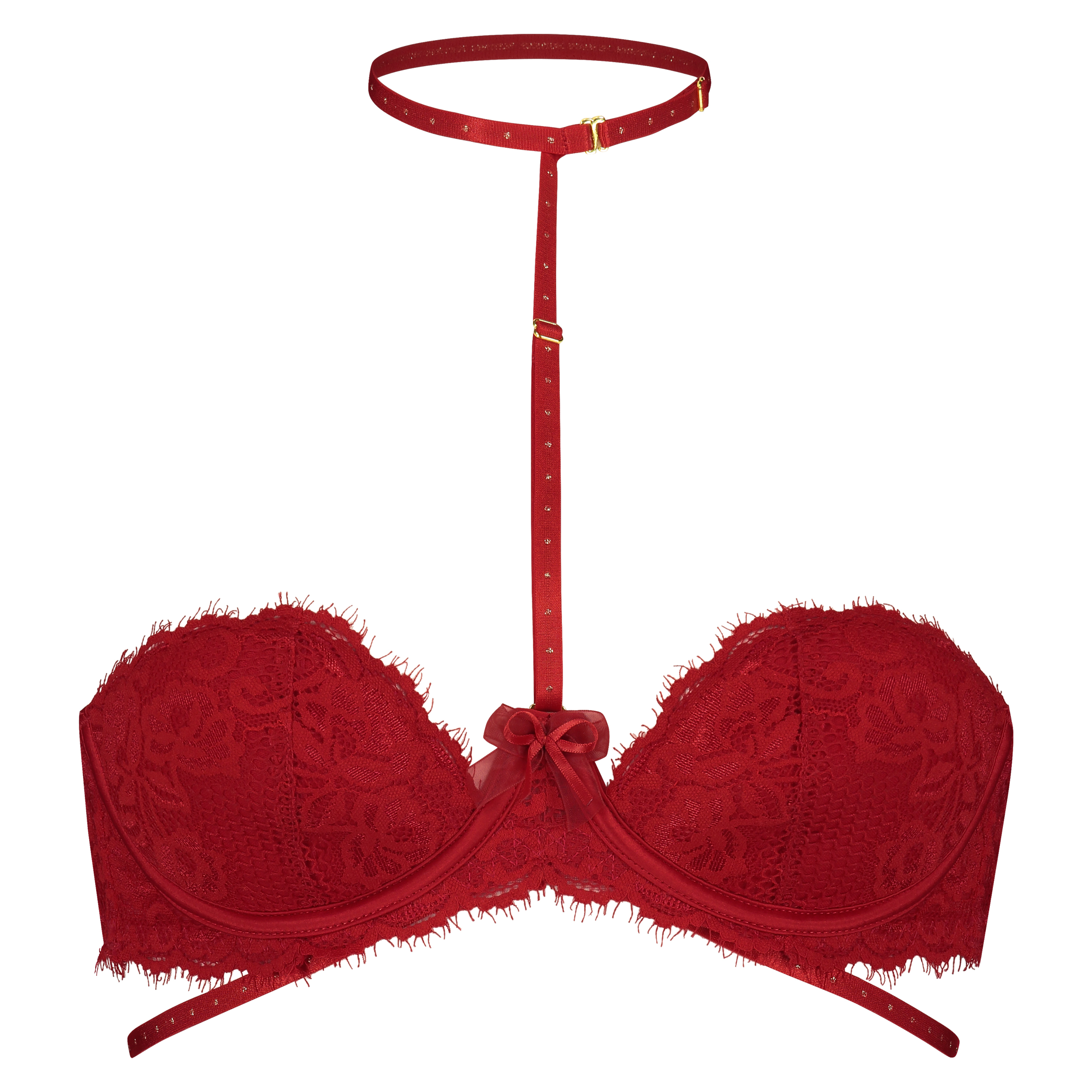 Soutien-gorge &agrave; armatures pr&eacute;form&eacute; Adele, Rouge, main