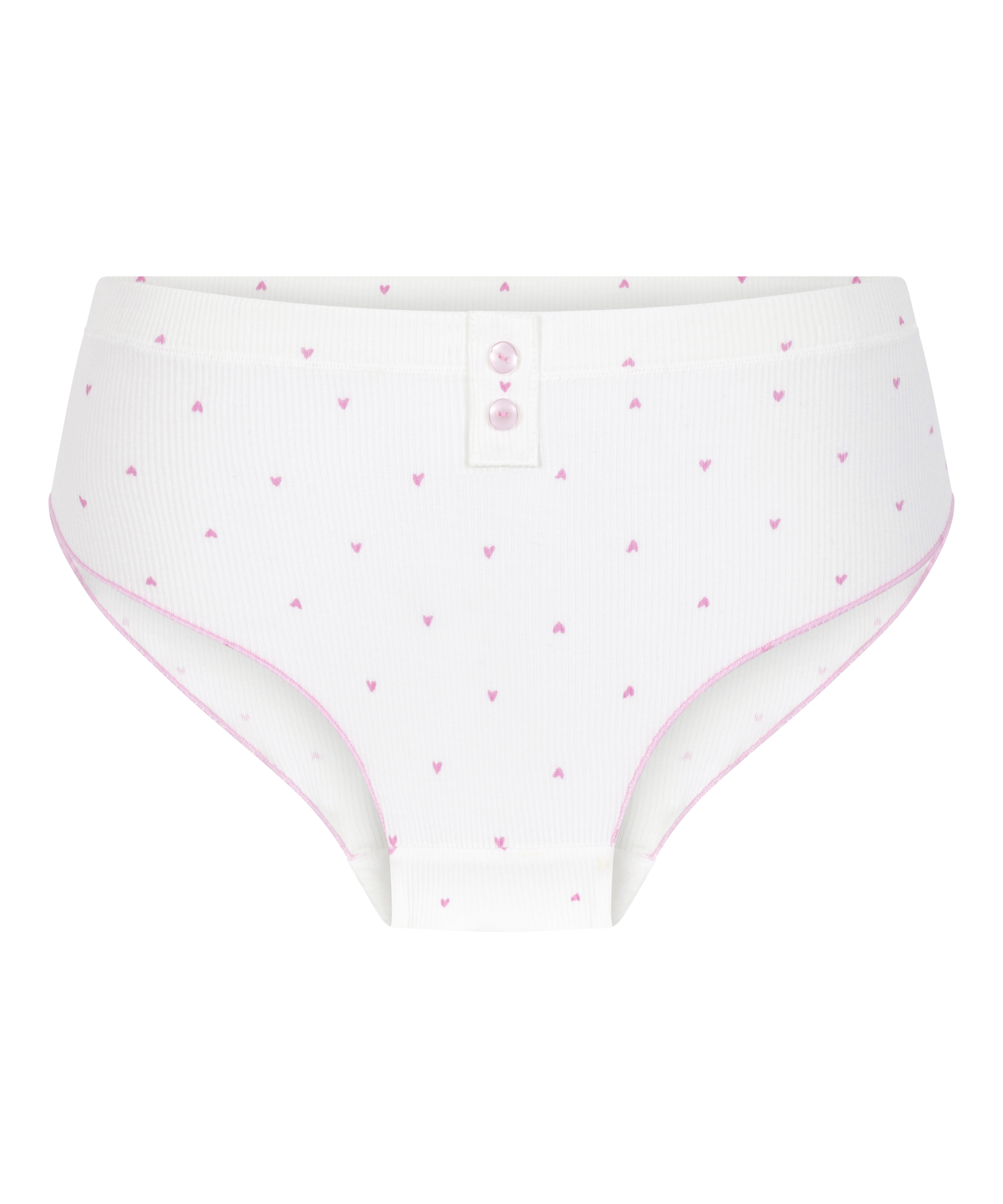 Geribde Brazilian short Renee, Wit, main