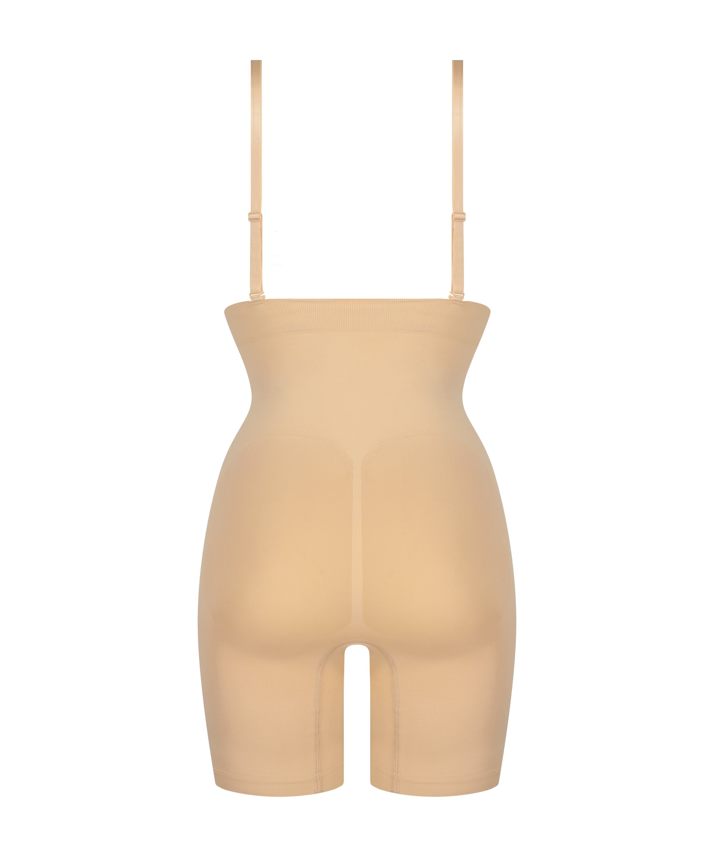 Naadloze corrigerende Thigh Slimmer, Beige, main
