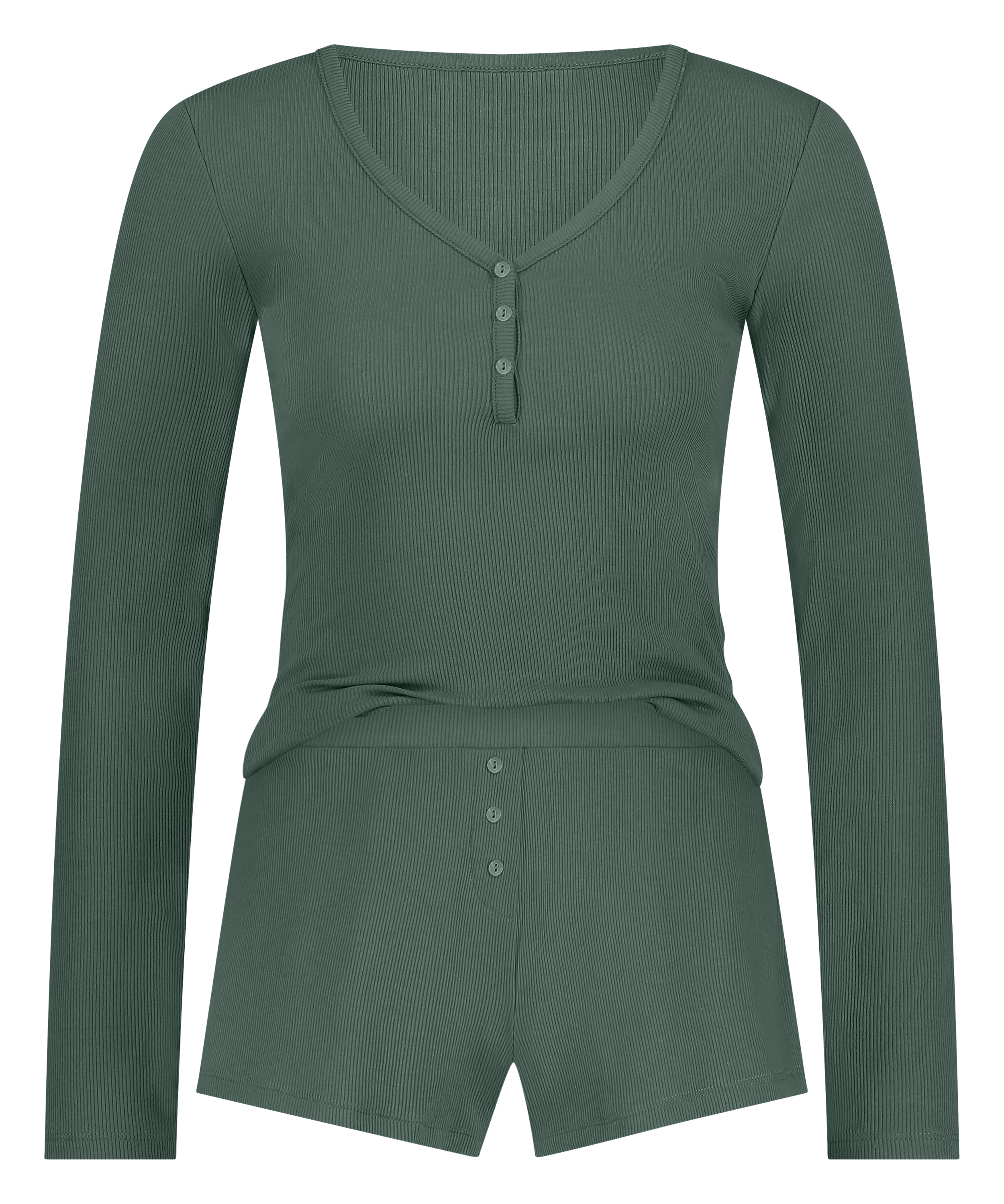Pyjama set, Groen, main
