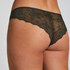 Slip br&eacute;silien Invisible Lace Back, Vert