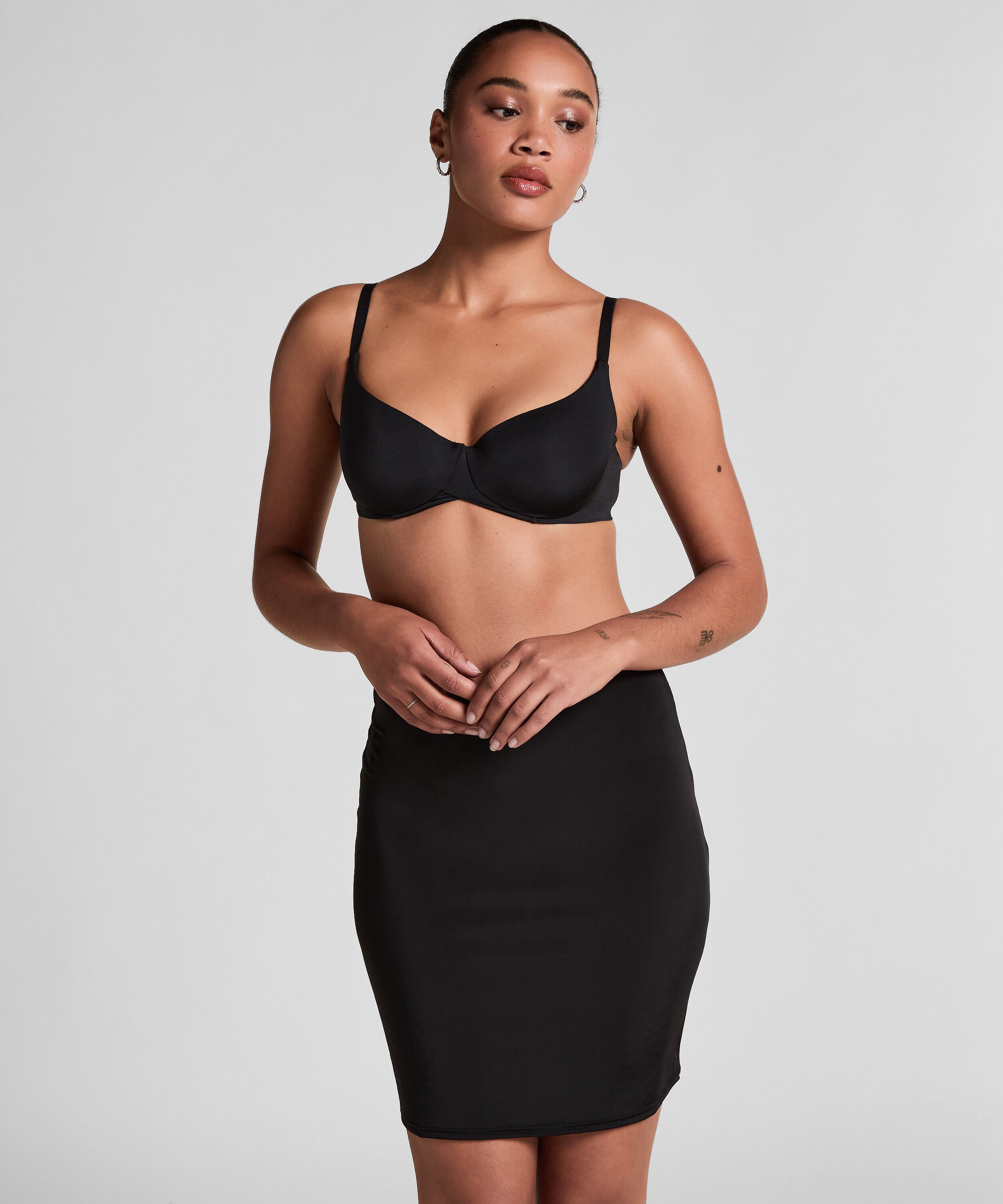 Gladmakende onderrok, Zwart Gladmakende onderrok, Zwart