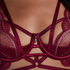 Niet-voorgevormde longline beugel bh Lyra, Rood
