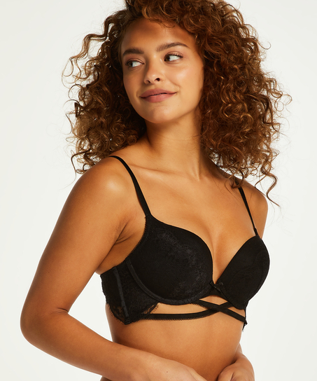 Soutien-gorge moulant maximiseur Jolie, Noir
