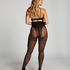 15 Denier Panty Diamond Lurex, Zwart