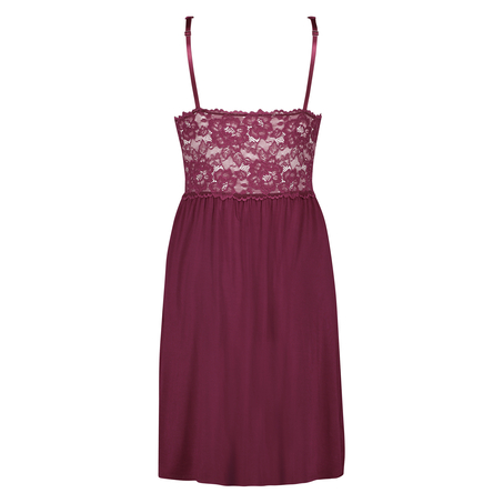 Slipdress Nora Lace, Paars