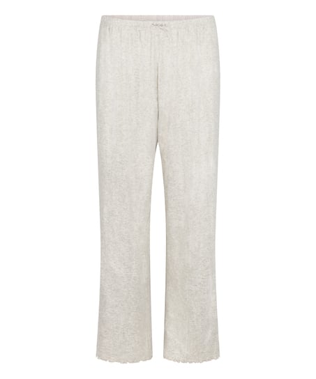Pyjama Pant Loose Pointelle, Gris