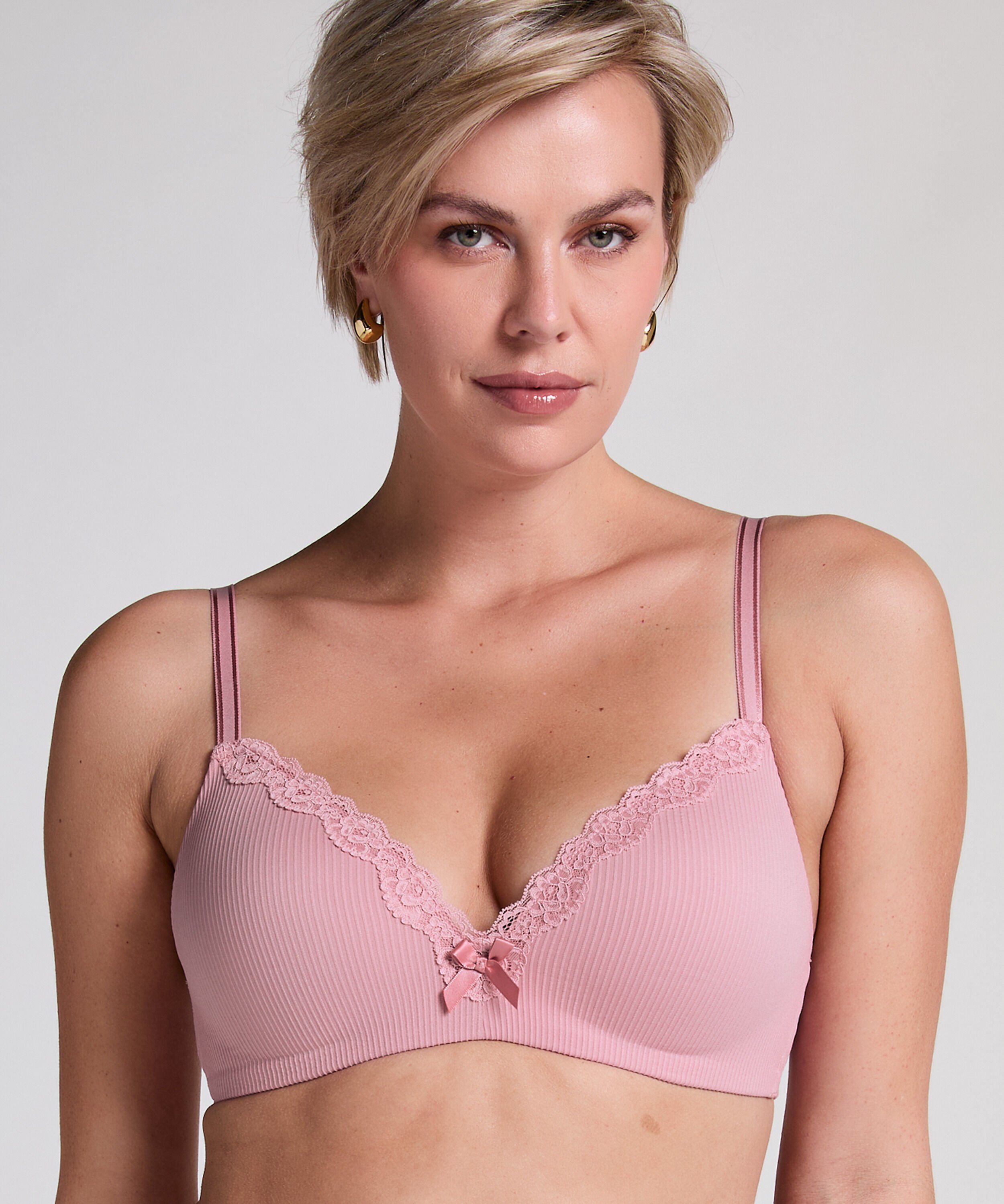 Soutien-gorge sans armature préformé Lola, Rose