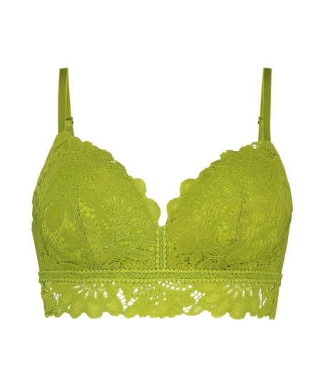 Voorgevormde longline bh zonder beugel Shiloh, Groen