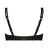Voorgevormde beugel bikinitop Crochet Lurex, Zwart
