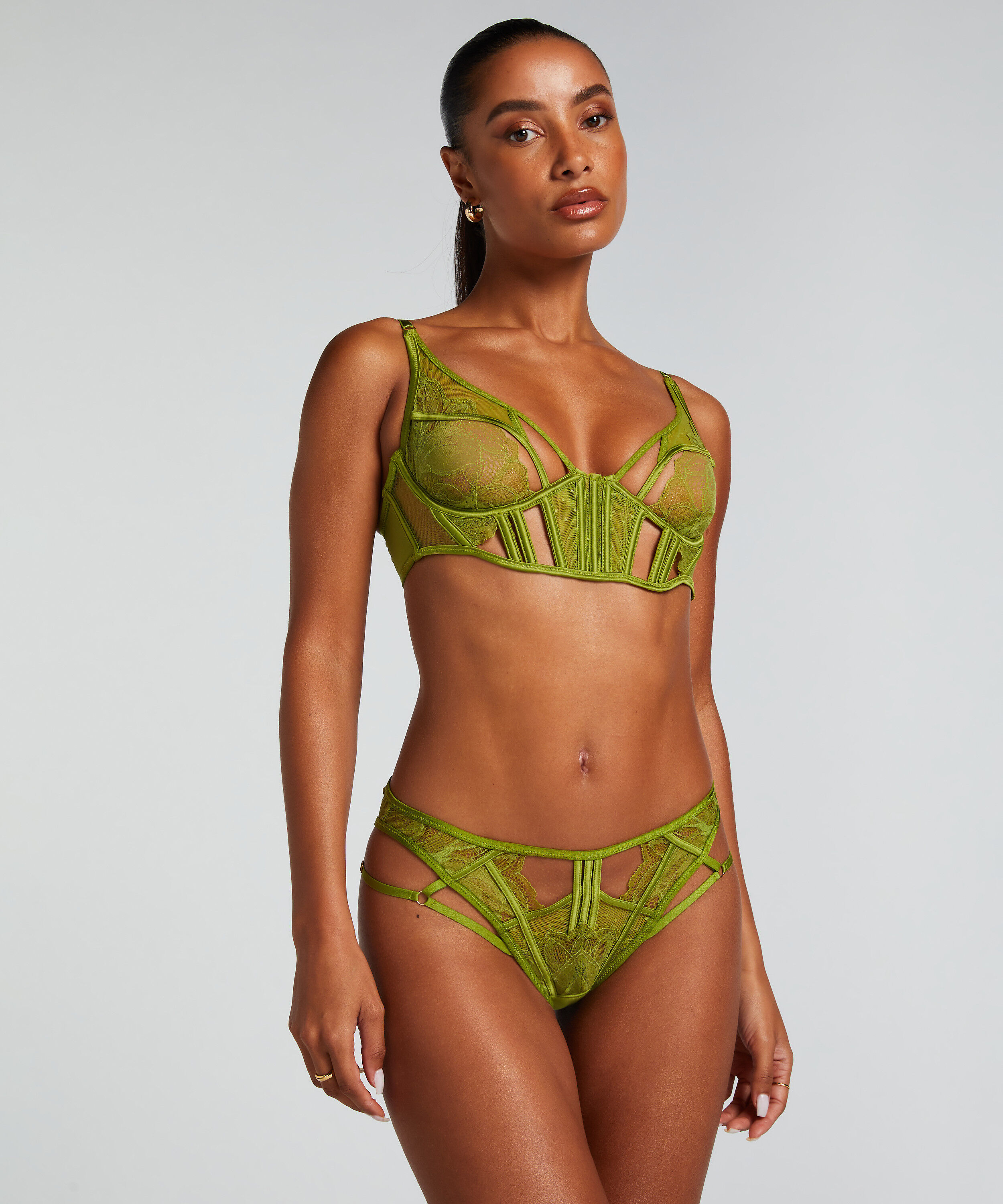 Slip brésilien Billie, Vert