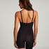 Naadloze corrigerend thigh slimmer body, Zwart