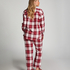 Petite pyjamabroek Flanel, Roze