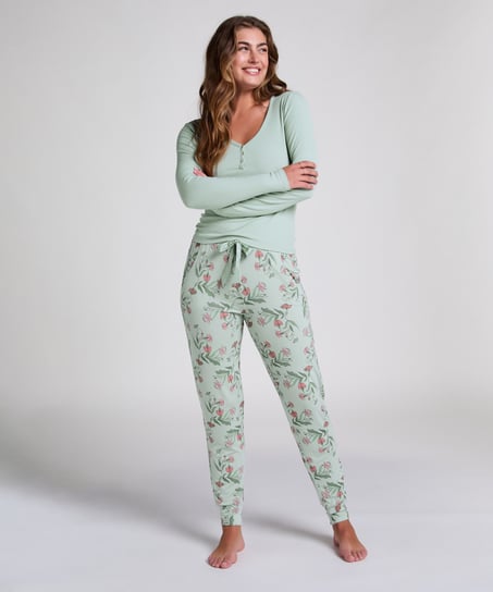 Pantalon de pyjama Jersey, Vert