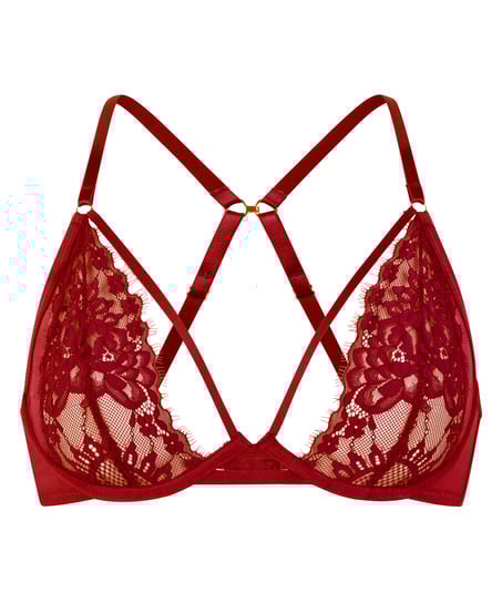 Soutien-gorge &agrave; armatures non-pr&eacute;form&eacute; Cinnamon, Rouge