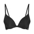 Soutien-gorge à armatures préformé push-up Angie, Noir