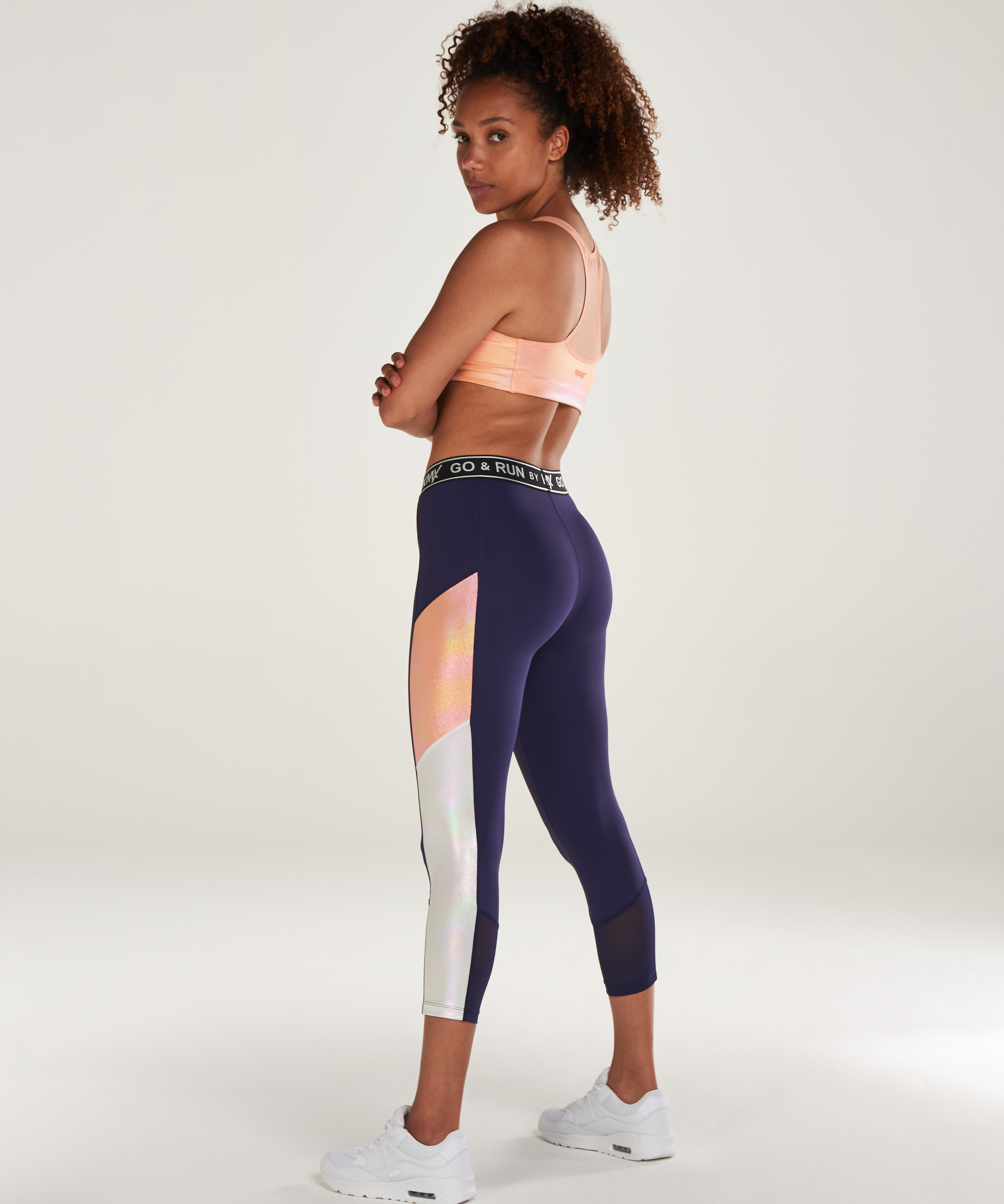 HKMX Regular waist capri, Blauw, main