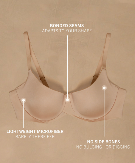 Soutien-gorge à armatures préformé Smooth, Beige