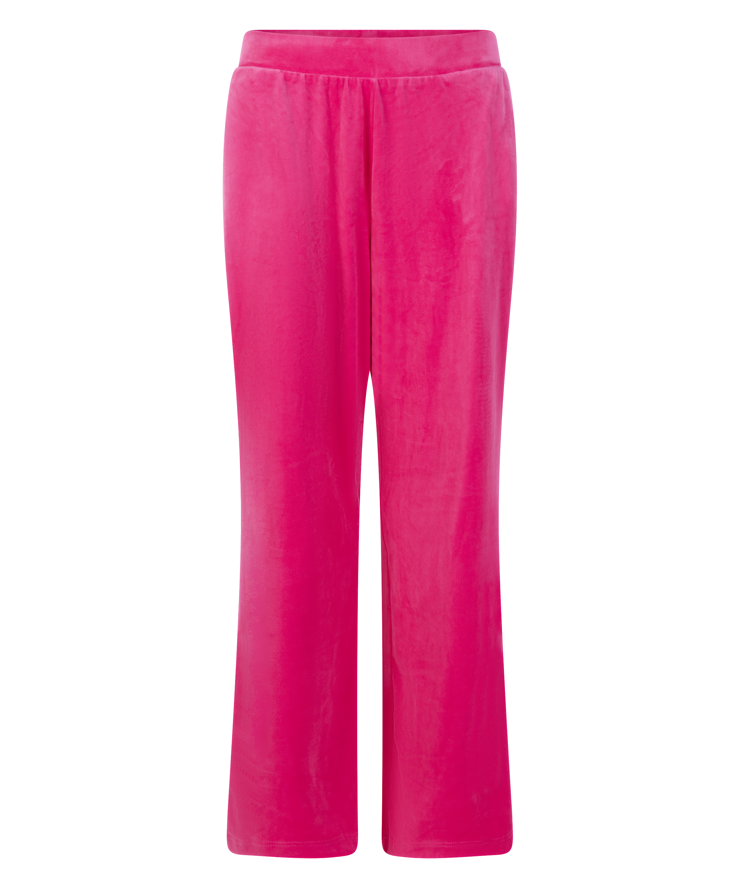 Velours pyjamabroek, Roze, main
