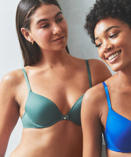 Soutien-gorge &agrave; armatures pr&eacute;form&eacute; Plunge, Vert