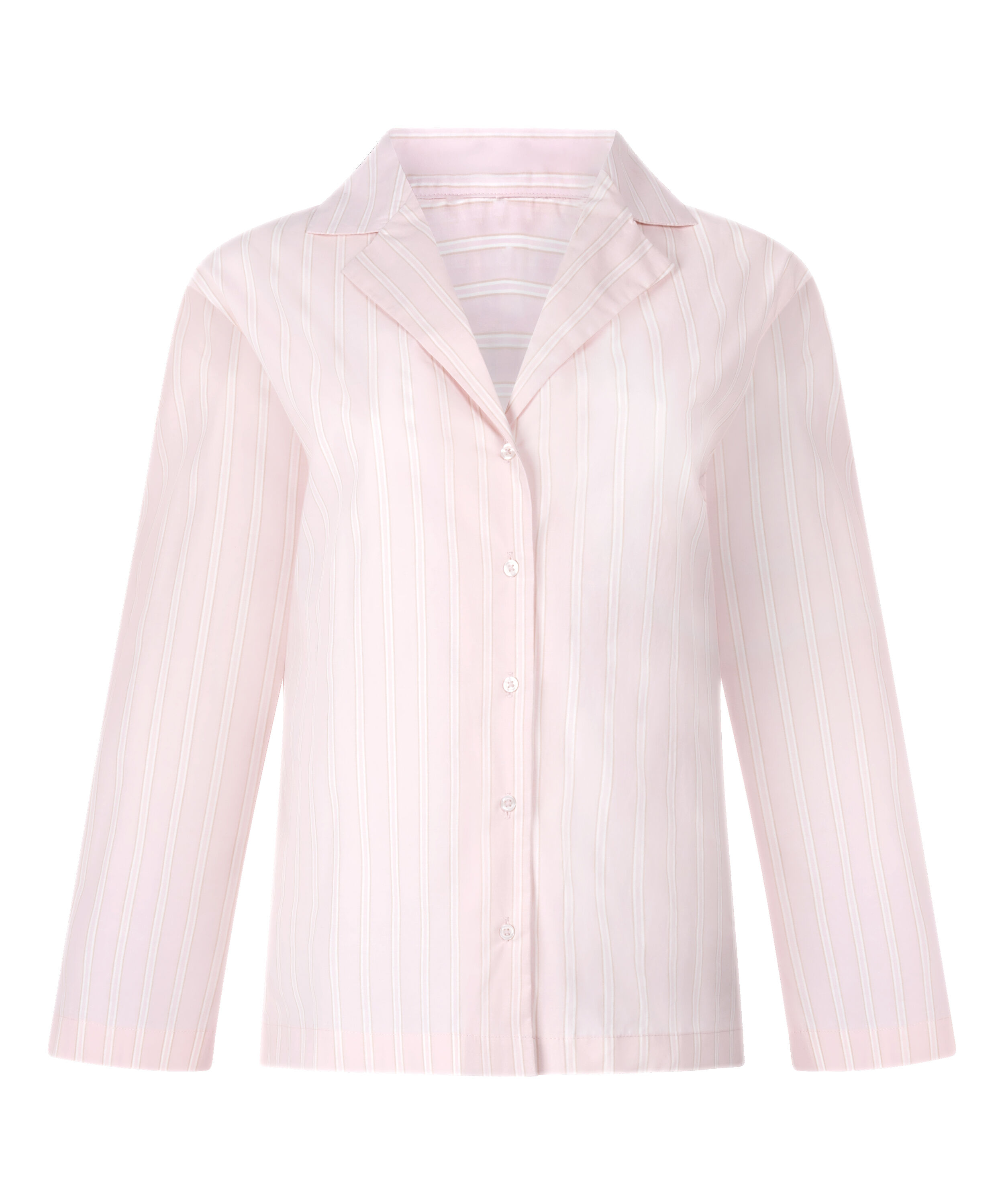 Pyjamatop Katoen Poplin, Roze
