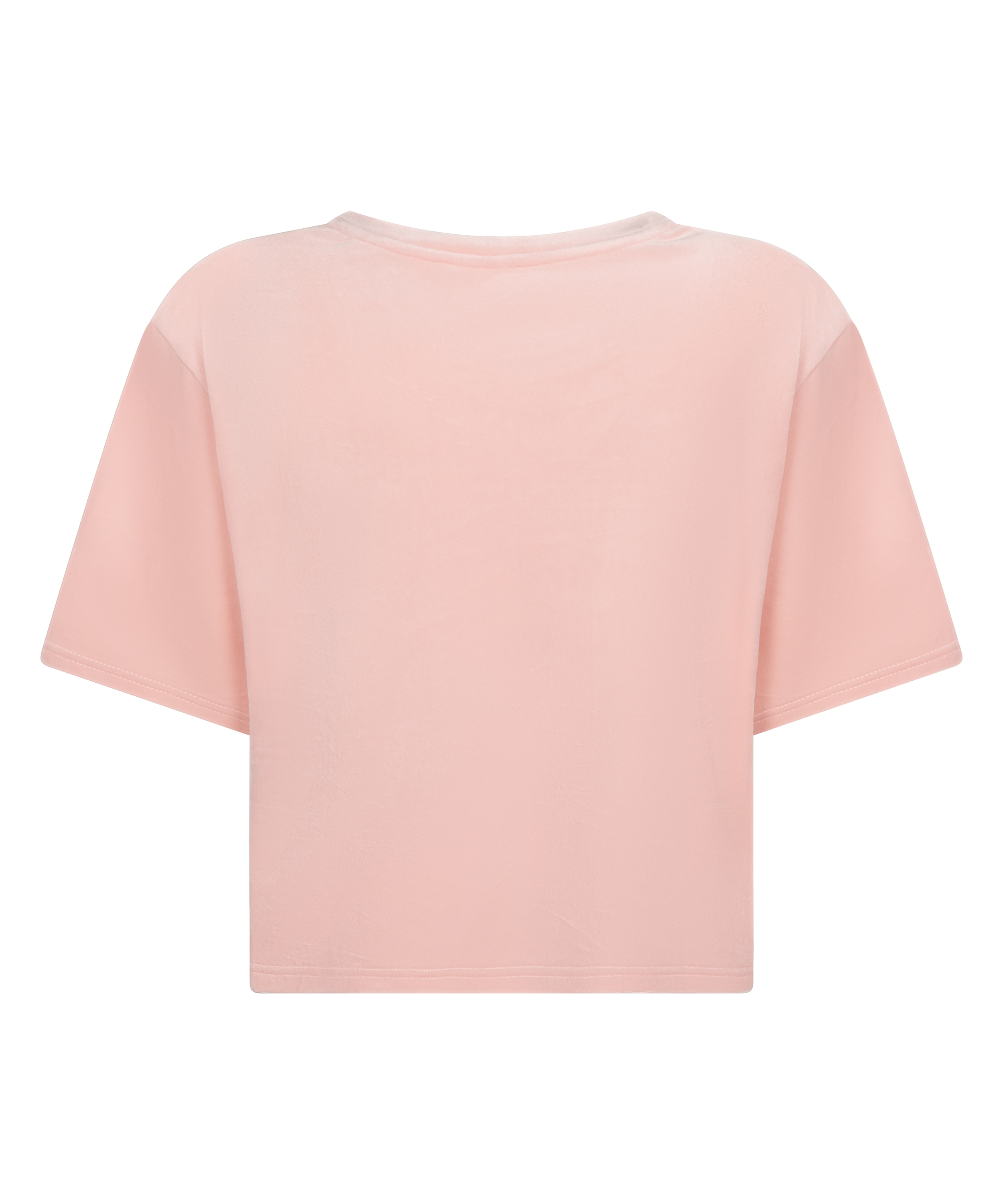 Top Velours Pocket, Roze, main