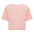 Top Velours Pocket, Roze