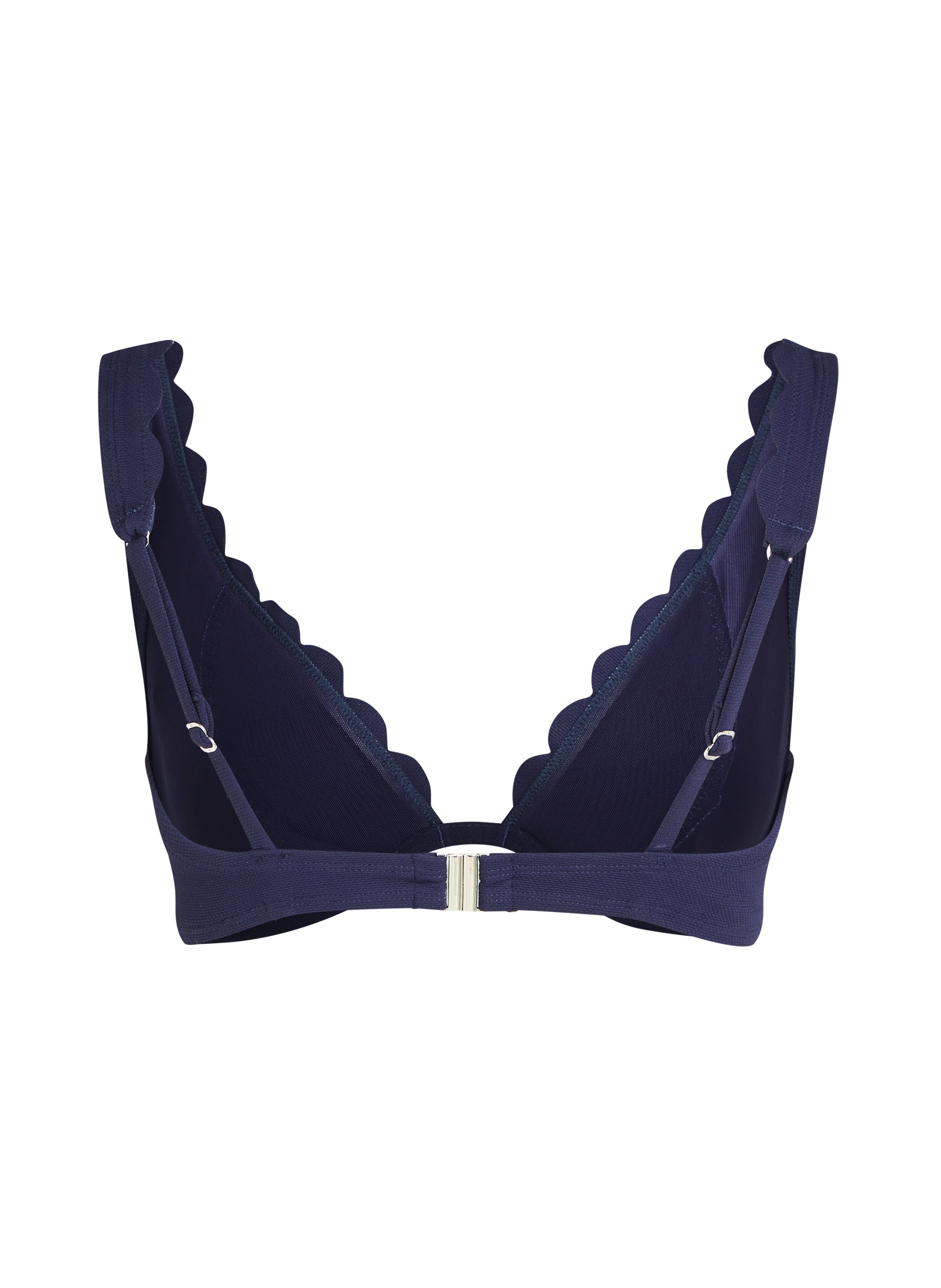 Haut de bikini à armatures non préformé Scallop, Bleu, main