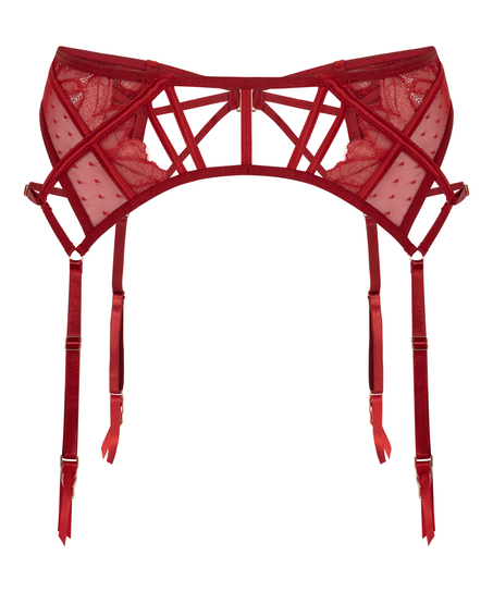 Porte-jarretelles Billie, Rouge