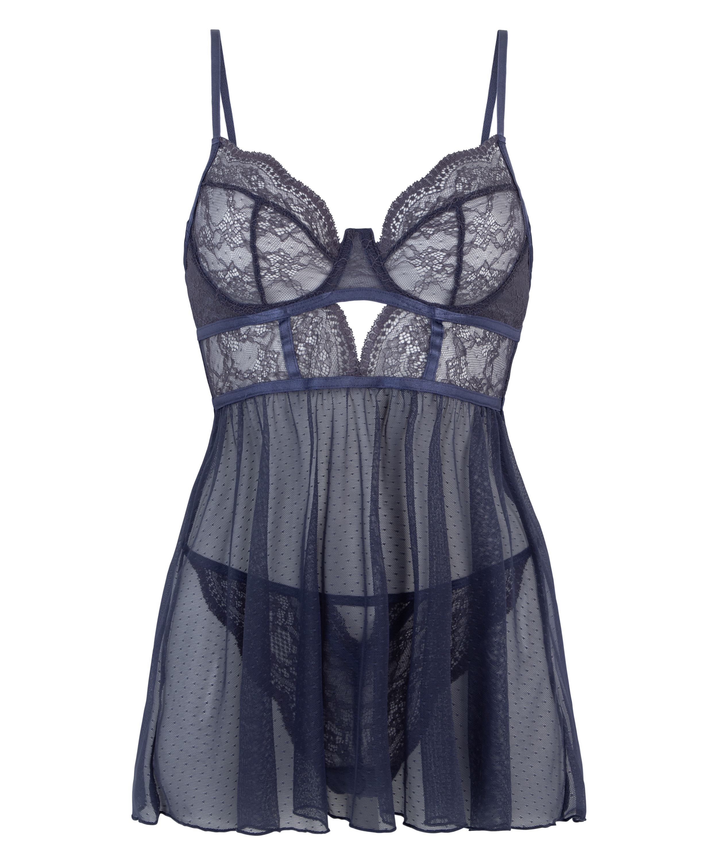 Babydoll Isabelle, Blauw, main