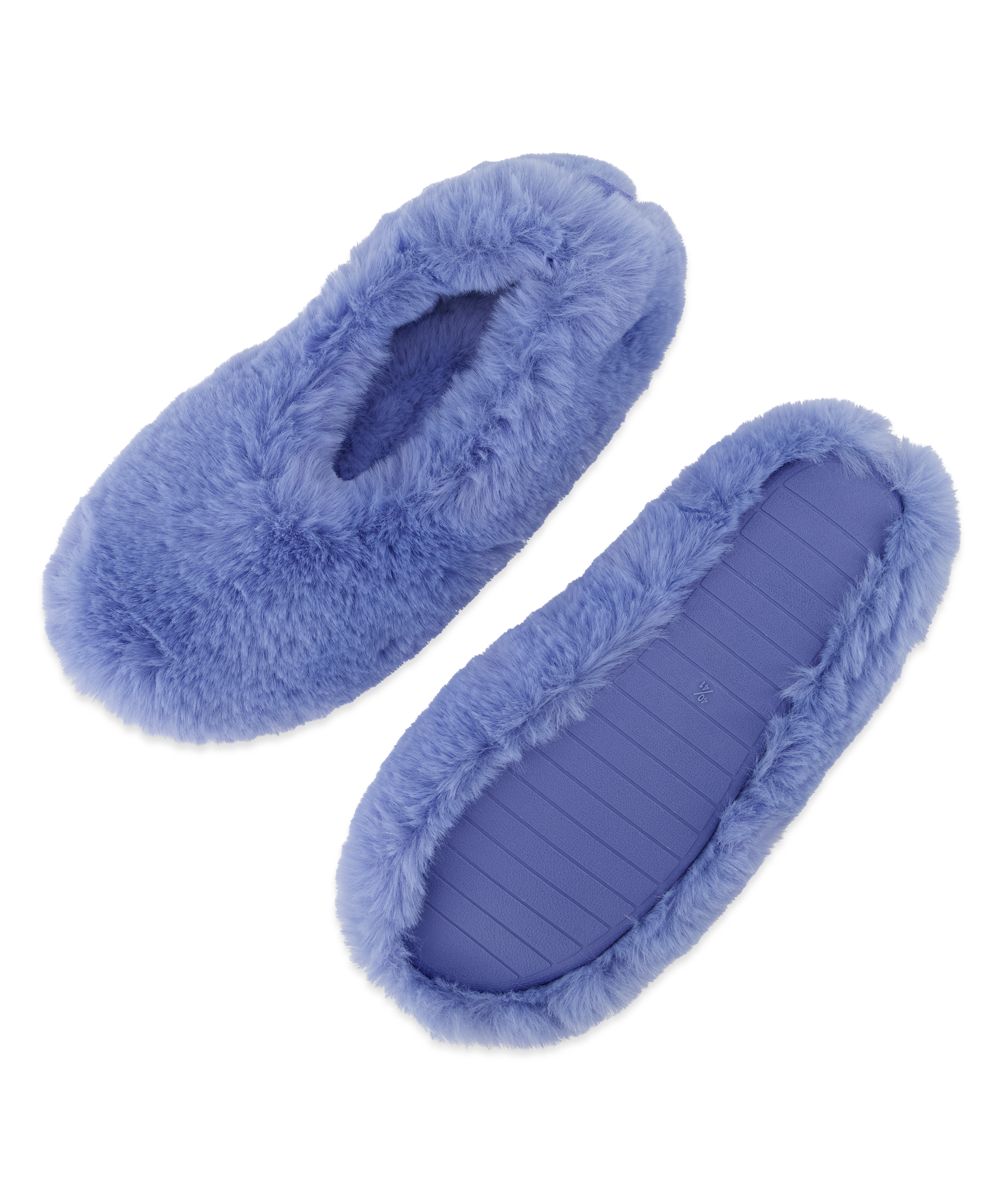 Pantoffels ballerina, Blauw, main