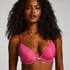 Soutien-gorge &agrave; armatures pr&eacute;form&eacute; Plunge, Rose