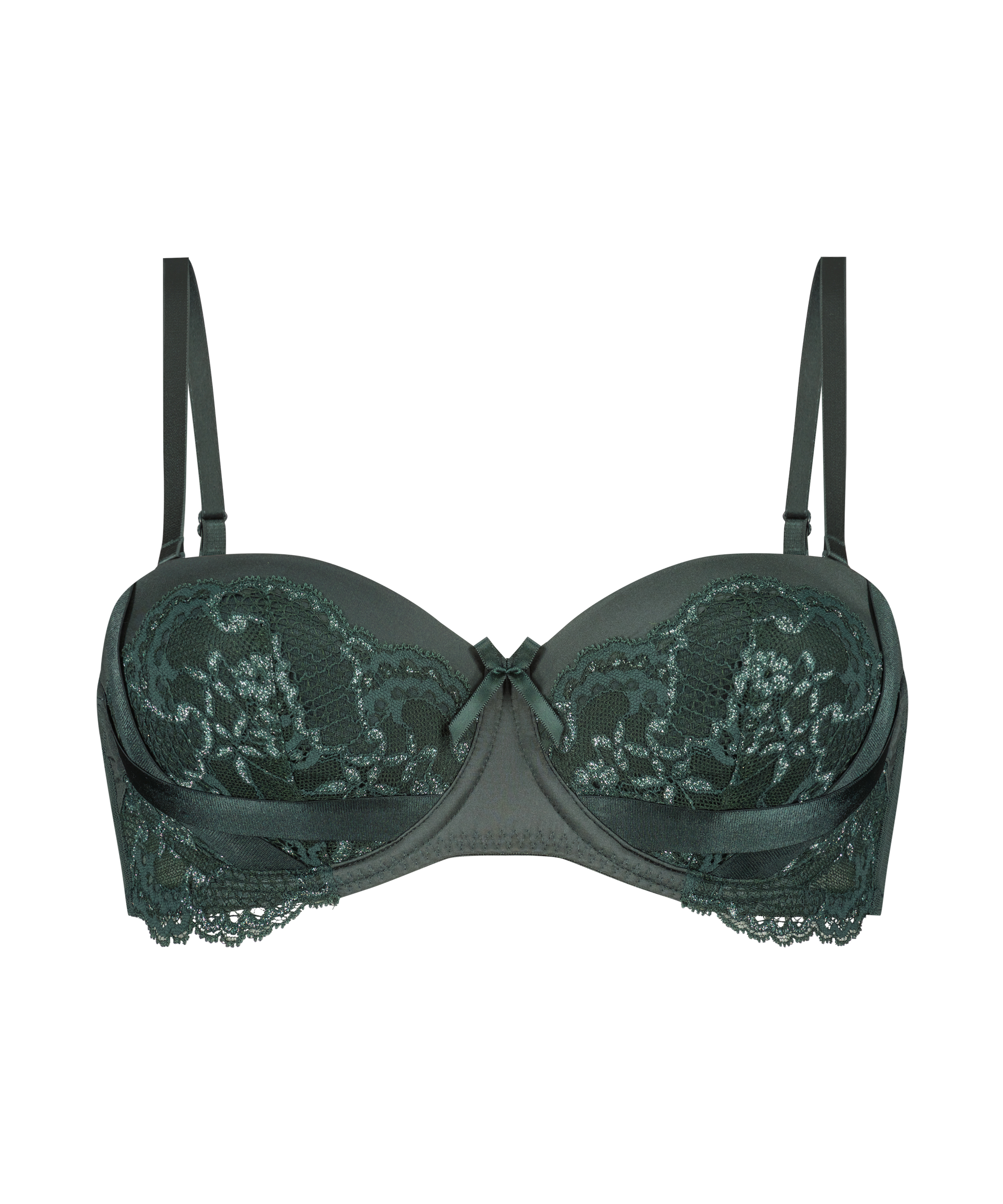 Soutien-gorge à armatures préformé, sans bretelles Reeva, Vert, main