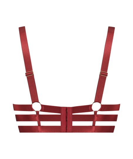 Niet-voorgevormde longline beugel bh Oxana, Rood